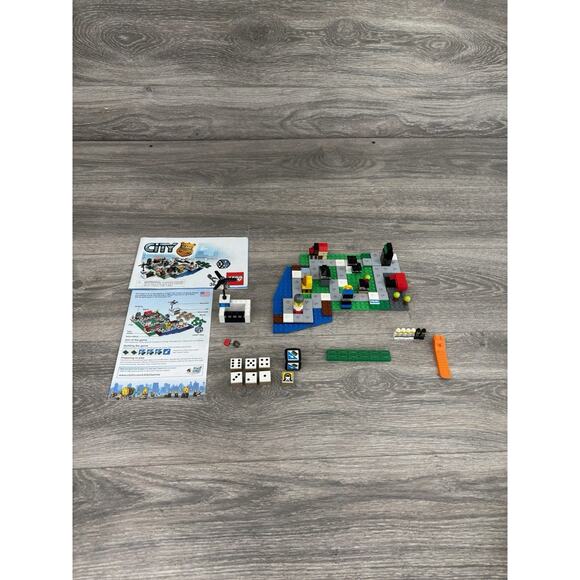 Lego City Alarm Buildable Game All Lego Peices Complete Set 3865 - Picture 3 of 9